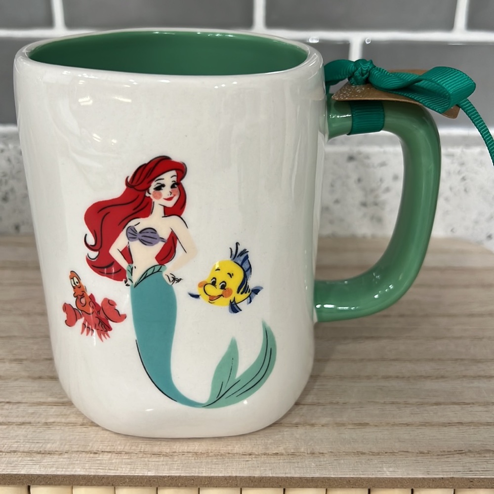 New Rae Dunn Disney LITTLE MERMAID Coffee Mug 102